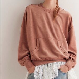 NWOT We The Free Preston Velour Pullover